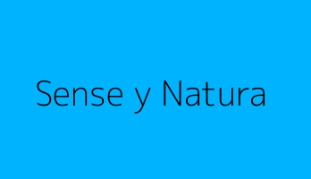 Sense y Natura